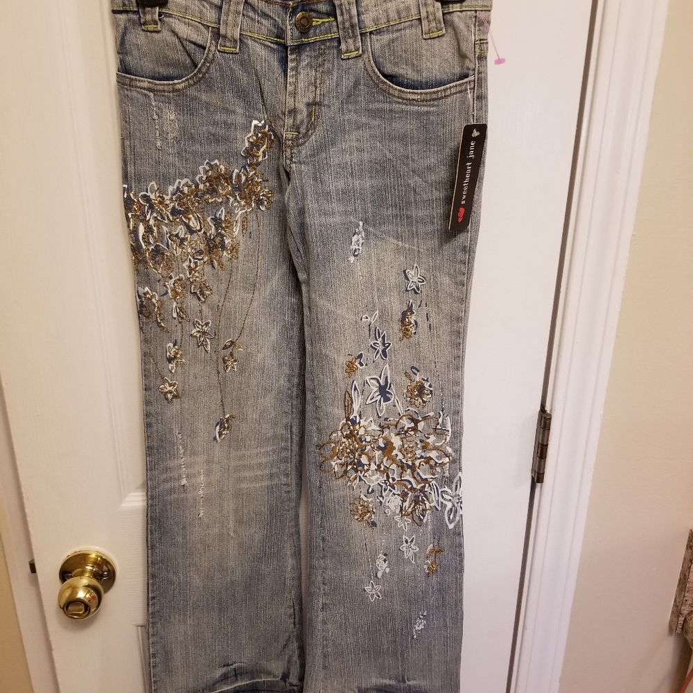 NWT Womens Sweetheart Jane Size 10 Blue Jeans